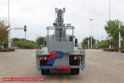 Isuzu KV100 knuckle boom aerial platform truc