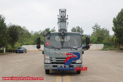Isuzu KV100 knuckle boom aerial platform truc