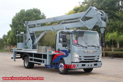 Isuzu KV100 knuckle boom aerial platform truc