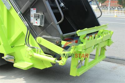 Isuzu truck with garbage compactor bodies