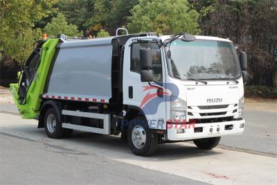 Isuzu truck with garbage compactor bodies