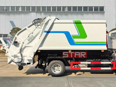 Isuzu 120HP hook lifter refuse compactor truck