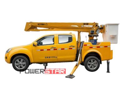 Isuzu pick-up aerial platform truck