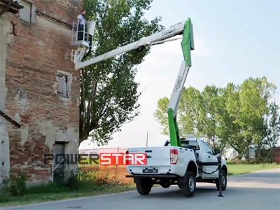 Isuzu pick-up aerial platform truck