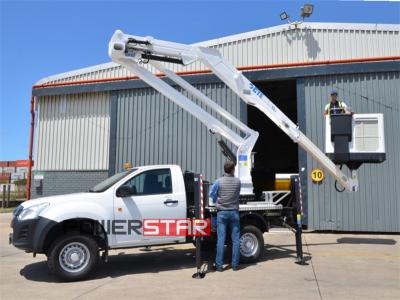 Isuzu pick-up aerial platform truck