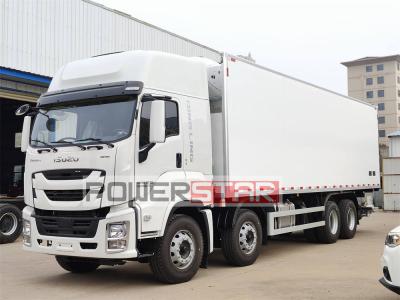 Isuzu giga 8x4 refrigerated box truck