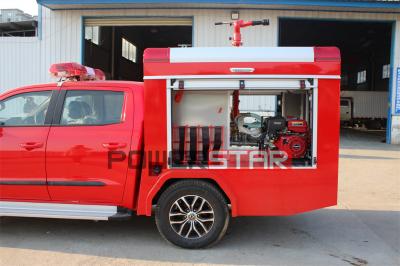 Isuzu pickup 600L fire fighting tanker truck