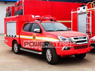 Isuzu 4x4 high altitude lighting fire rescue truck