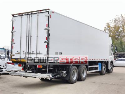 Isuzu giga 8x4 refrigerated box truck