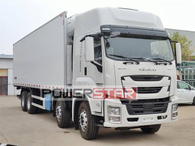 Isuzu giga 8x4 refrigerated box truck