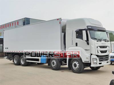 Isuzu giga 8x4 refrigerated box truck