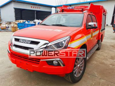 Isuzu 4x4 high altitude lighting fire rescue truck