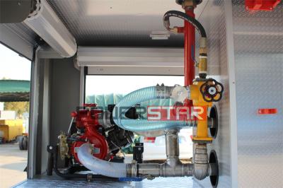 Isuzu pickup 600L fire fighting tanker truck