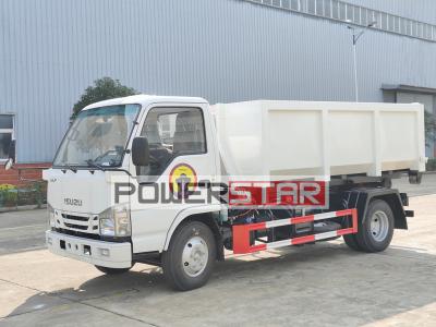 Isuzu mini truck mounted hook loader
