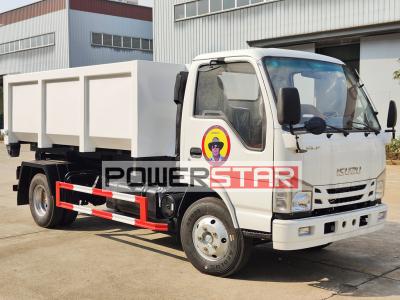 Isuzu mini truck mounted hook loader