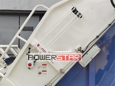 Isuzu 4HK1 engine recycling rear loader garbage truck