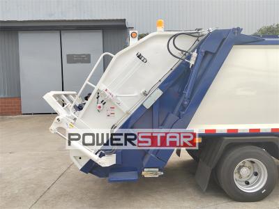 Isuzu 4HK1 engine recycling rear loader garbage truck
