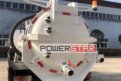 Isuzu 3 cbm pressure vacuum suction truck