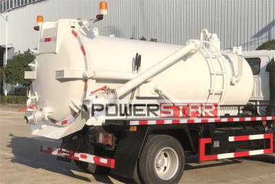 Isuzu 3 cbm pressure vacuum suction truck