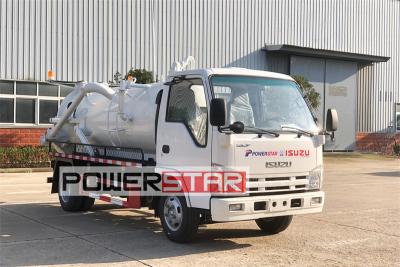 Isuzu 3 cbm pressure vacuum suction truck