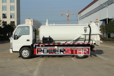 Isuzu 3 cbm pressure vacuum suction truck