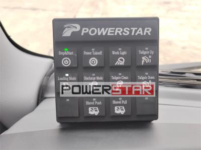 Isuzu 6HK1 engine rear loader garbage truck