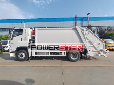 Isuzu 6HK1 engine rear loader garbage truck