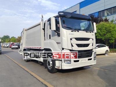 Isuzu 6HK1 engine rear loader garbage truck