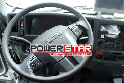 Isuzu 10,000 liters truck mounted vacuum road sweeper