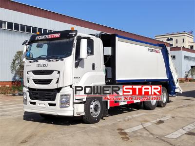 Isuzu giga 6UZ1 engine rear loader recycling truck
