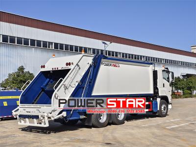 Isuzu giga 6UZ1 engine rear loader recycling truck