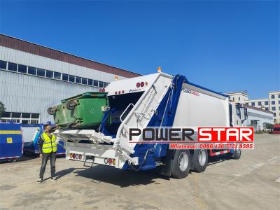 Isuzu giga 6UZ1 engine rear loader recycling truck