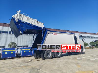 Isuzu giga 6UZ1 engine rear loader recycling truck
