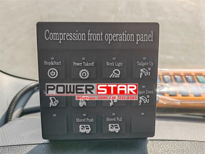 North America Isuzu 10 wheel rear loader garbage truck