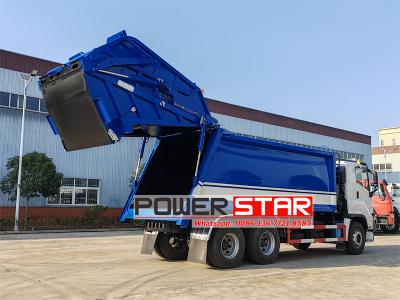 Philippine Isuzu 10 wheel rear loader garbage truck