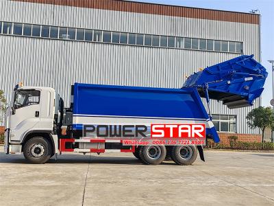 Philippine Isuzu 10 wheel rear loader garbage truck