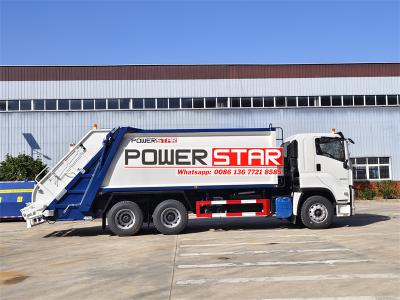 North America Isuzu 10 wheel rear loader garbage truck