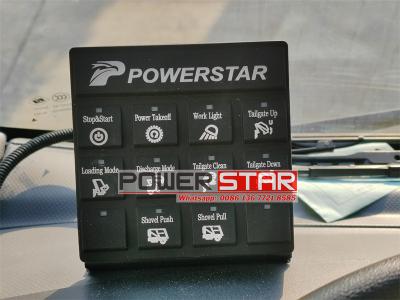 Isuzu NPR recycling rear loader garbage truck