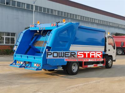 Isuzu 8 cbm split rear loader garbage truck