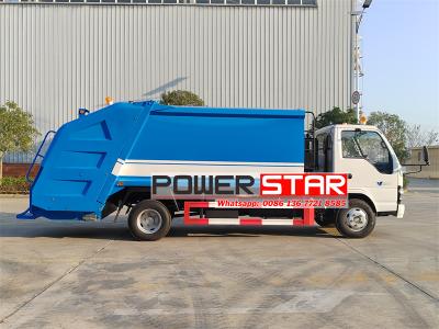Isuzu 8 cbm split rear loader garbage truck