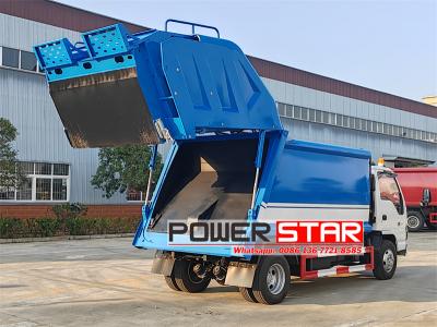 Isuzu 8 cbm split rear loader garbage truck