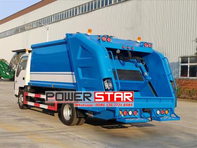 Isuzu 8 cbm split rear loader garbage truck