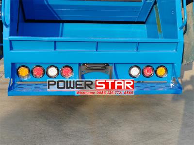 Isuzu 8 cbm split rear loader garbage truck