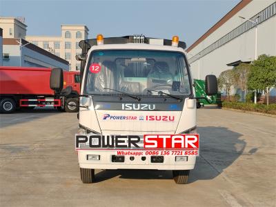 Isuzu 8 cbm split rear loader garbage truck