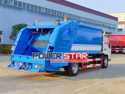 Isuzu 8 cbm split rear loader garbage truck