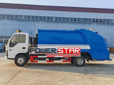 Isuzu 8 cbm split rear loader garbage truck