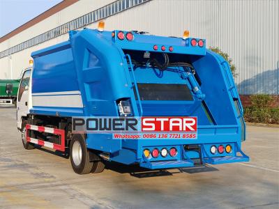 Isuzu 8 cbm split rear loader garbage truck