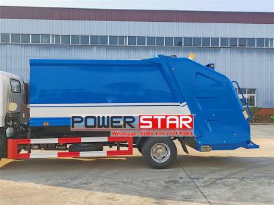 Isuzu 8 cbm split rear loader garbage truck