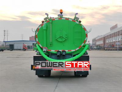 Isuzu 8,000 liters gully sucker vacuum truck