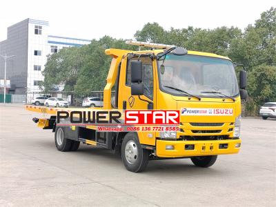 Isuzu light road recovery rescue truck